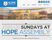 Tablet Screenshot of hopeassembly.org